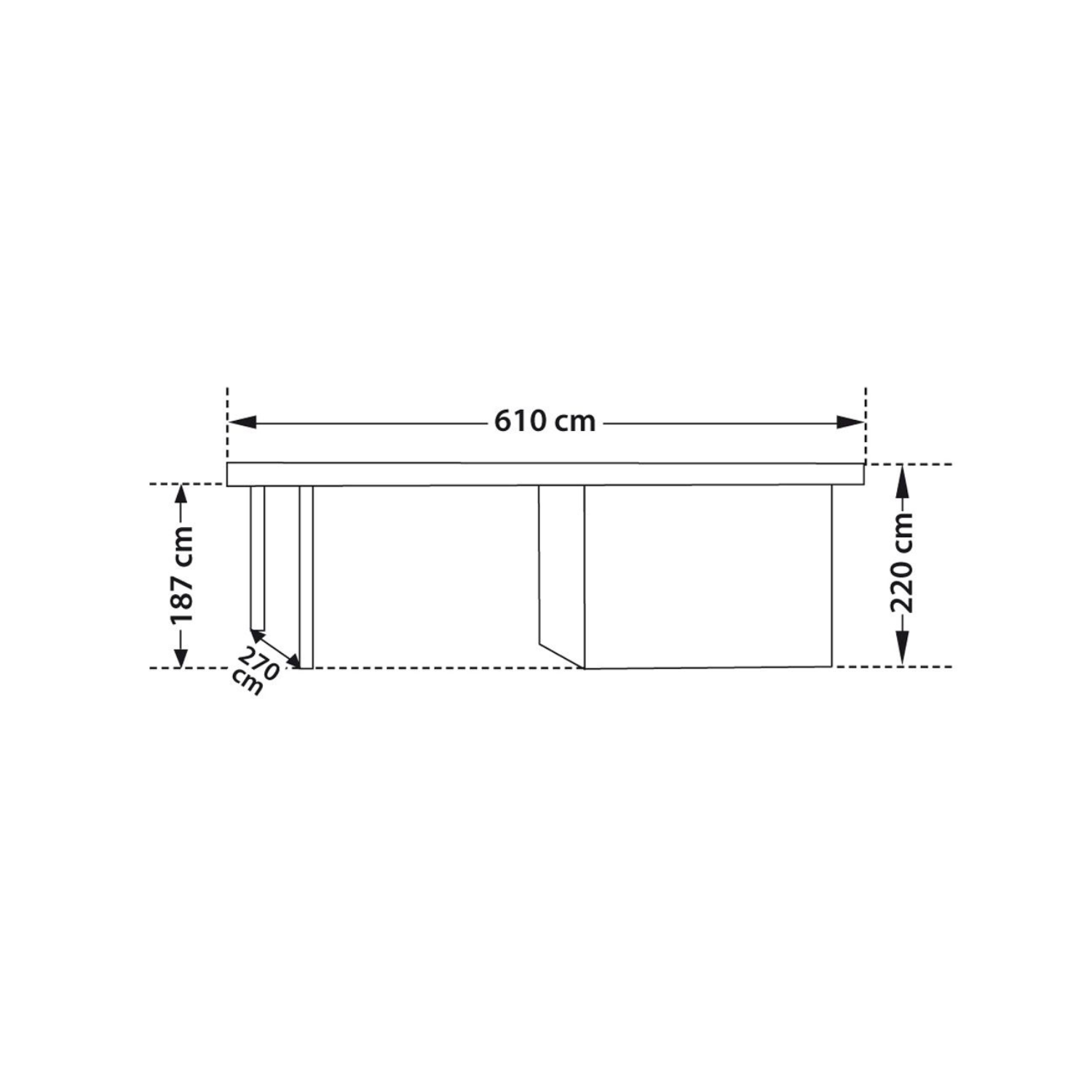 Casetta da giardino en Bois à Toit Plat avec Auvent – Élégance et Polyvalence - Miniature 2