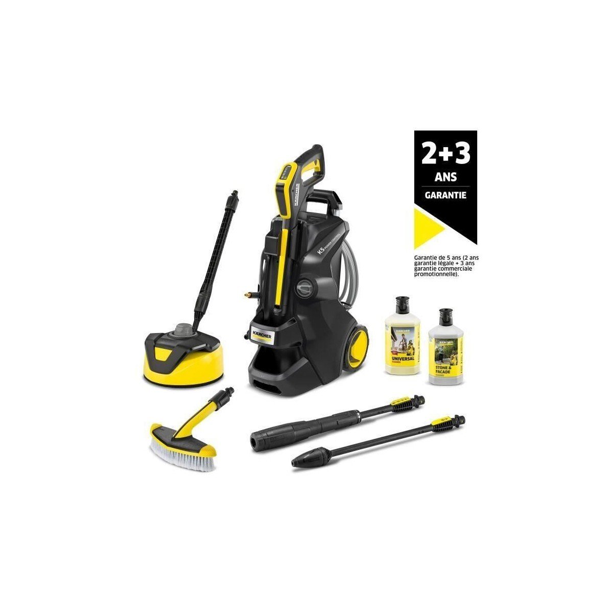 KARCHER - Nettoyeur haute pression KARCHER K5 Power Control Flex Home&Brush 500 L/h - 2100 W - 145 bars - livré avec 2 brosses + 2 - Miniature 2